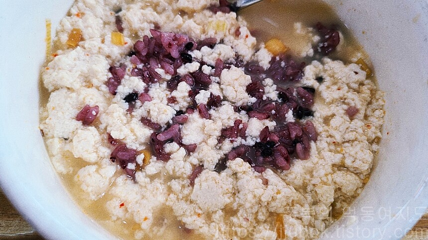 백년옥-자연식-순두부-흑미밥-맛