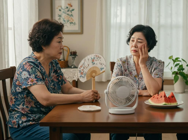 갱년기 열감 홍조 완화하는 쿨링 꿀팁 3