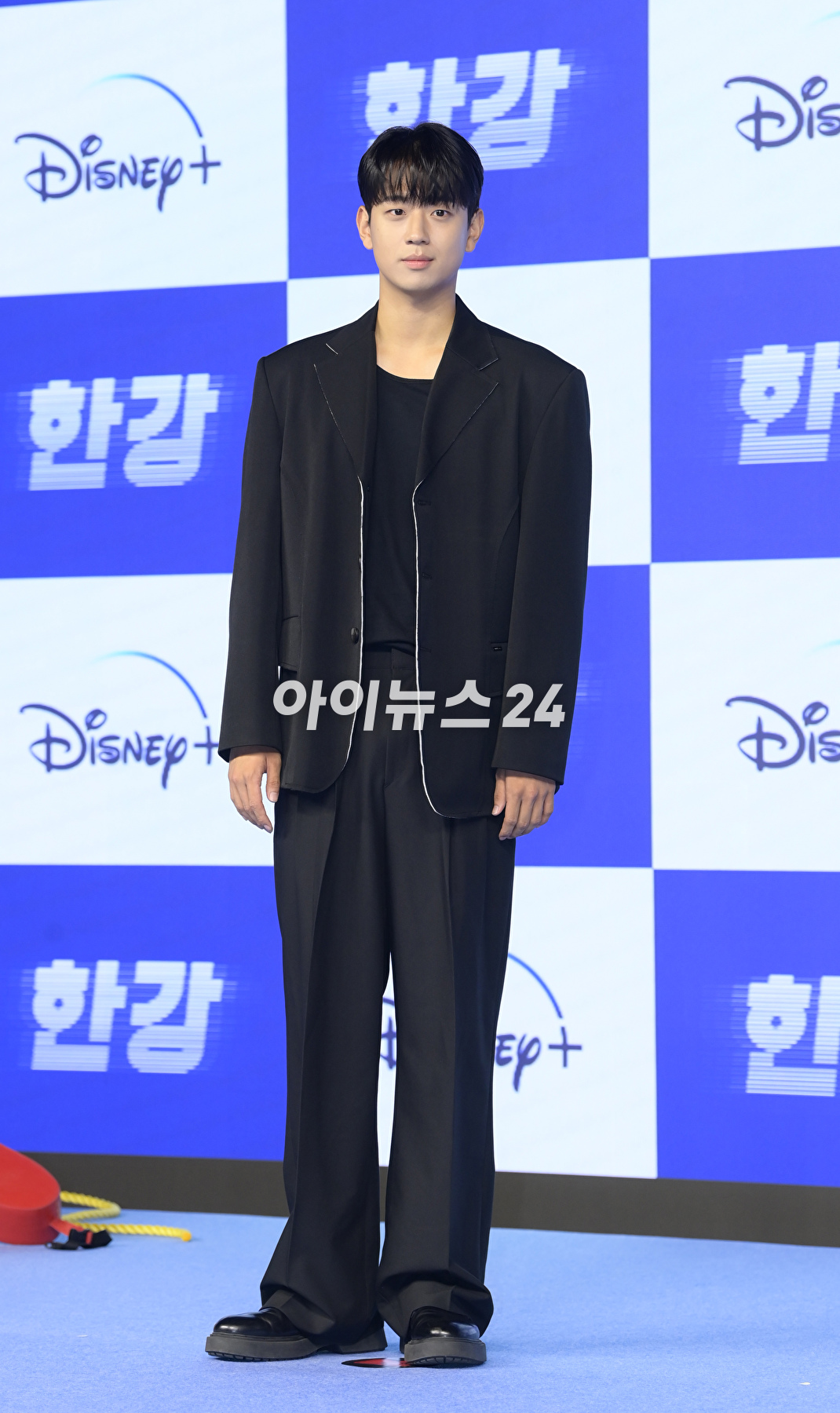 배우 신현승이 12일 오전 서울 종로구 JW메리어트 동대문 스퀘어 서울에서 열린 디즈니+ 오리지널 시리즈 '한강' 제작발표회에 참석하고 있다. [사진=정소희 기자]