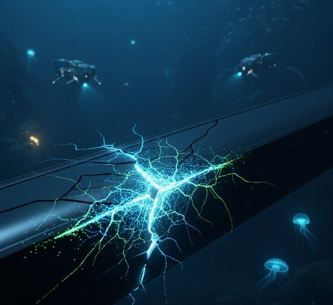 심해 구조물 나노 기반 방수형 자가 치유 소재