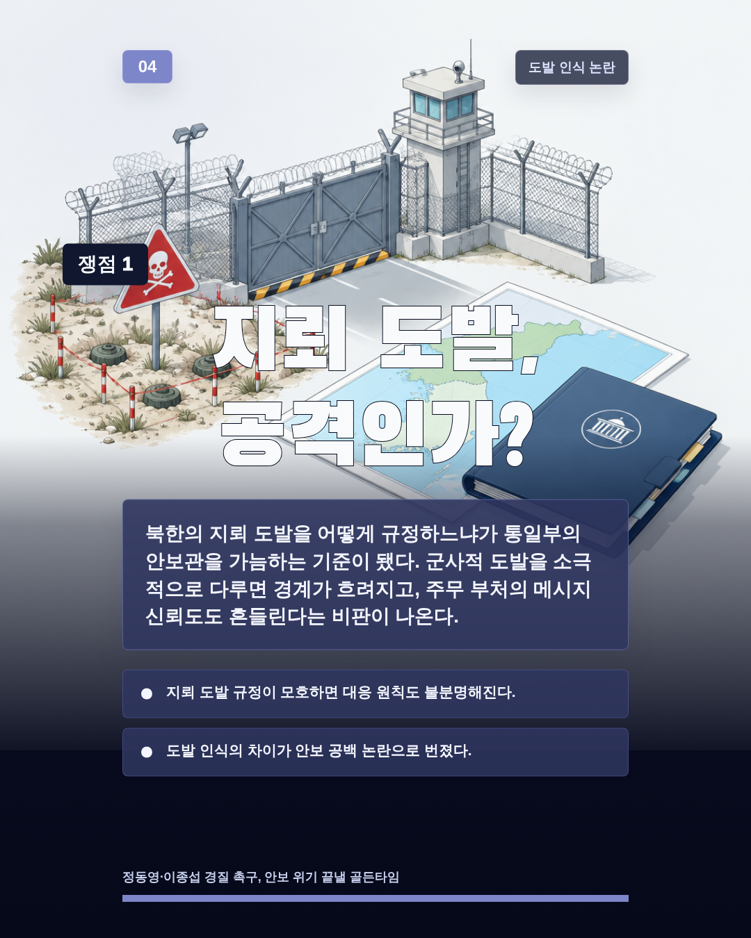 지뢰 도발, 공격인가?
