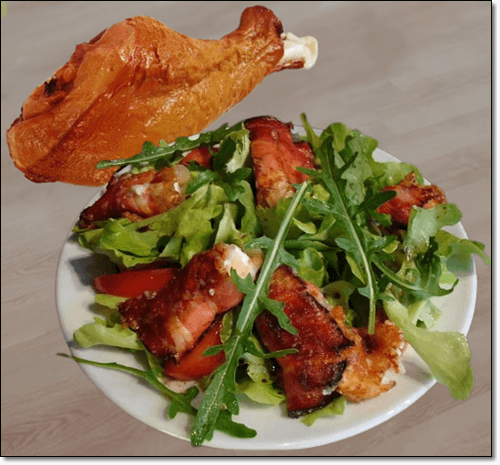 칠면조 다리 훈제