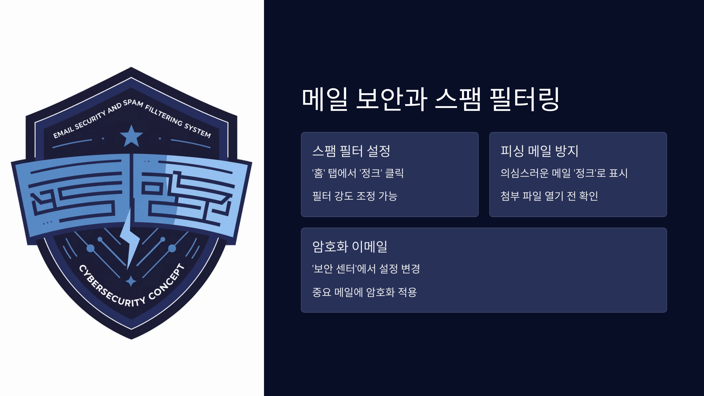 보안과 스팸 필터링