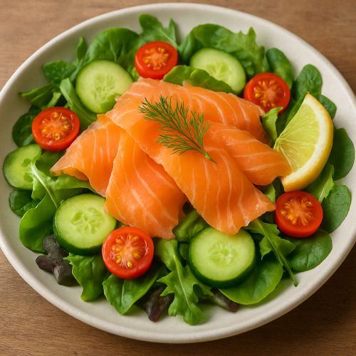 훈제 연어 샐러드