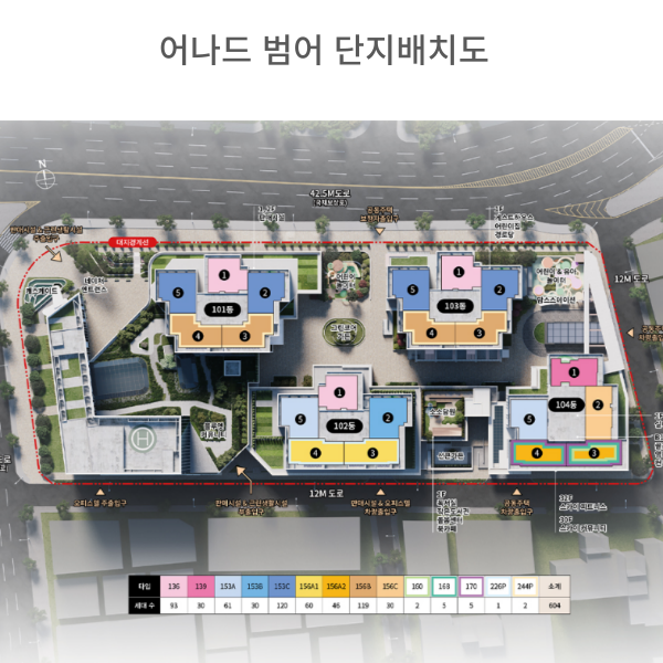 어나드 범어 단지배치도