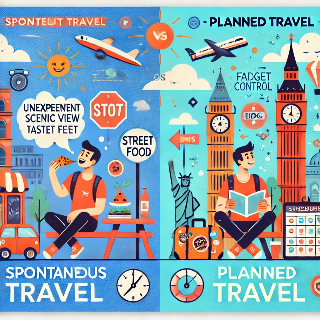 무계획 여행 vs 계획 여행