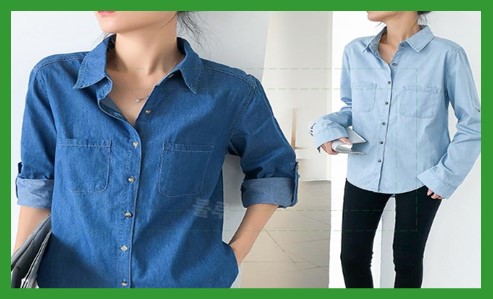 여성 데님셔츠 스타일링 팁과 트렌드