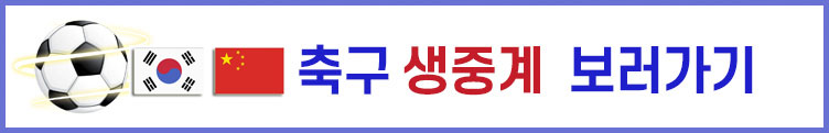한국 중국 월드컵 축구중계방송 보러가기