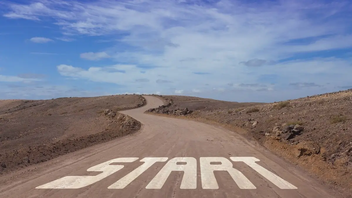 영어로 start라고 써있는 사진
