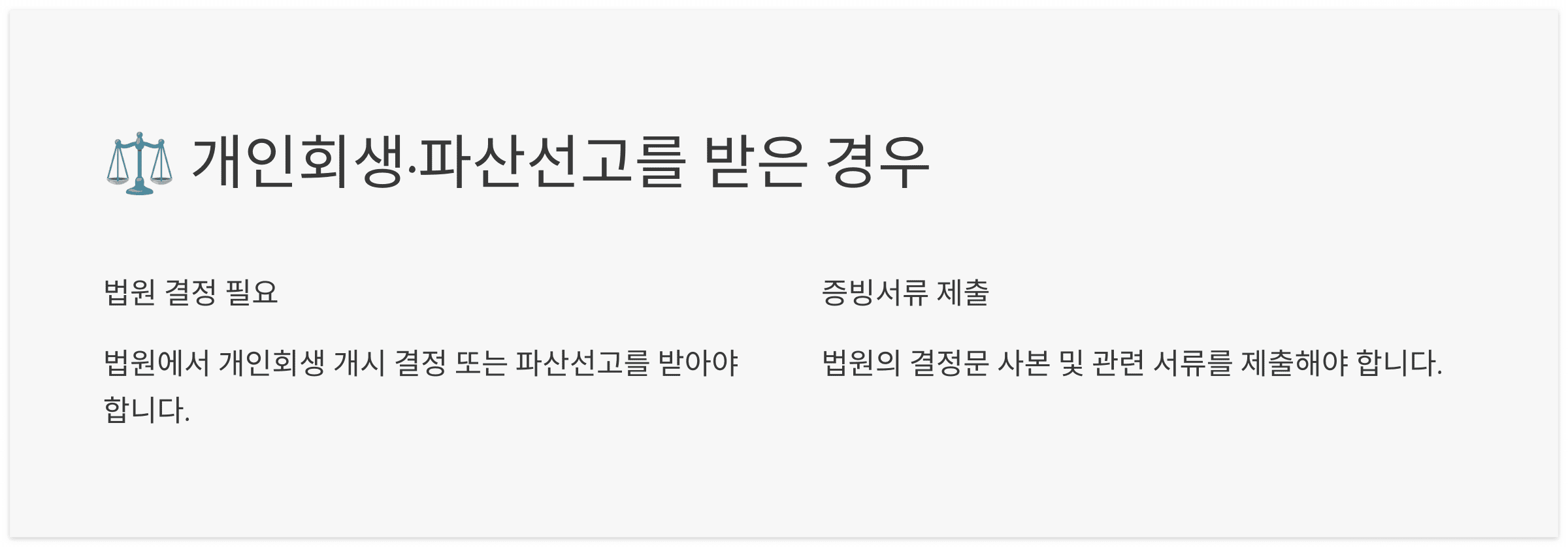 개인회생-파산선고