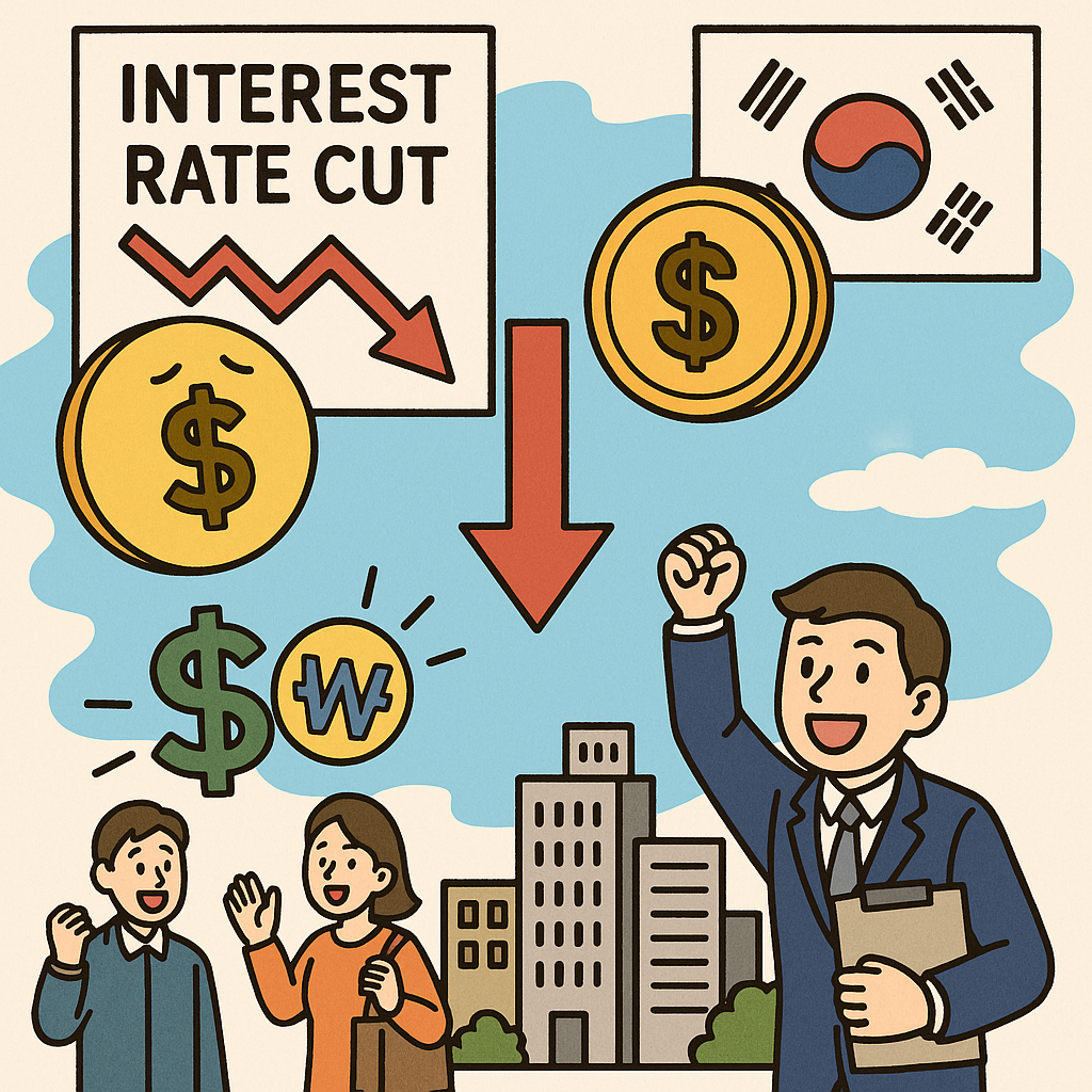 미국 금리 인하 시그널이 한국 경제에 미치는 영향