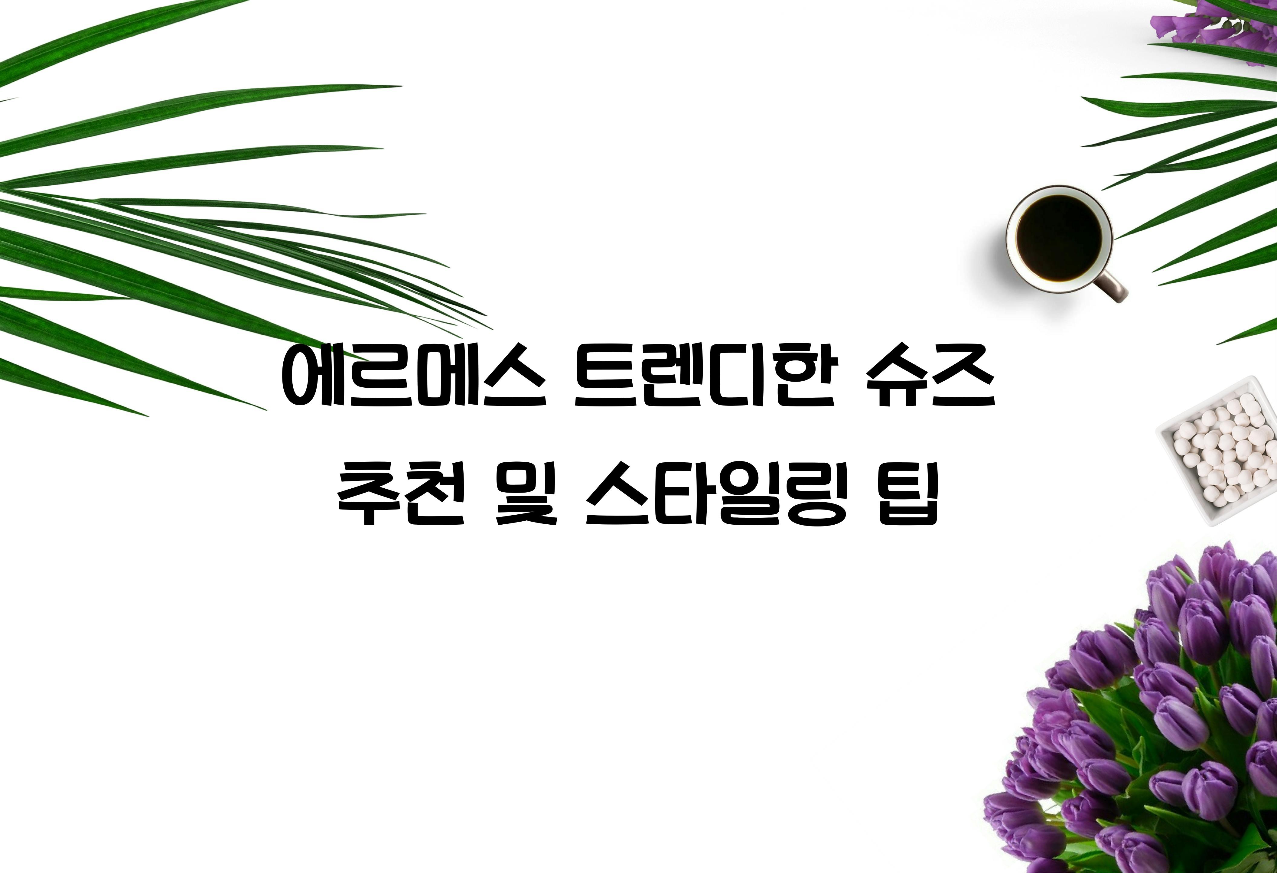 에르메스 트렌디한 슈즈 추천