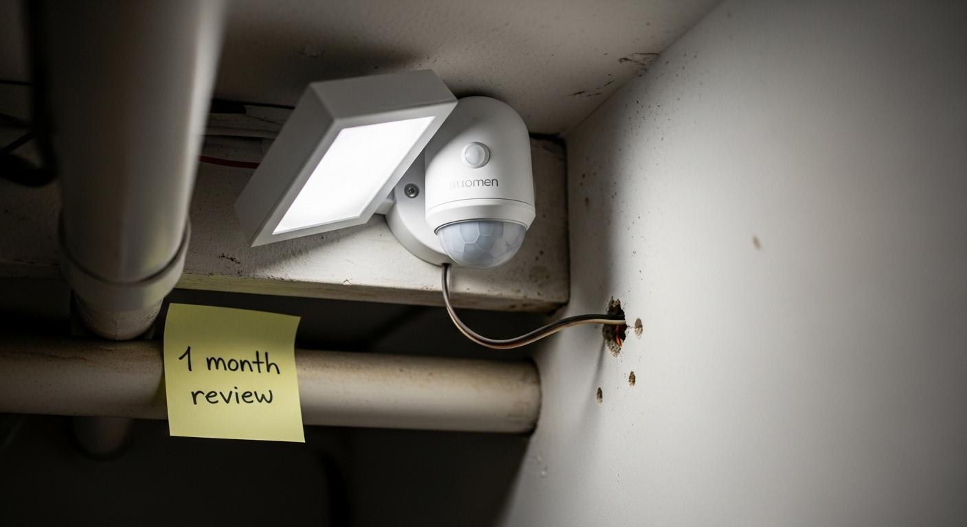 설치 불편 센서등 1달 사용 후기