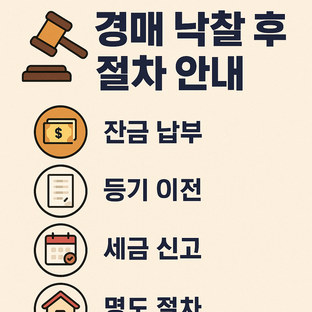 경매 낙찰 확정 후 해야 할 첫 번째 일