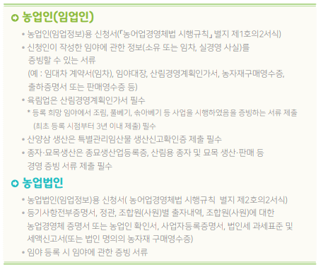 임업경영체 등록방법