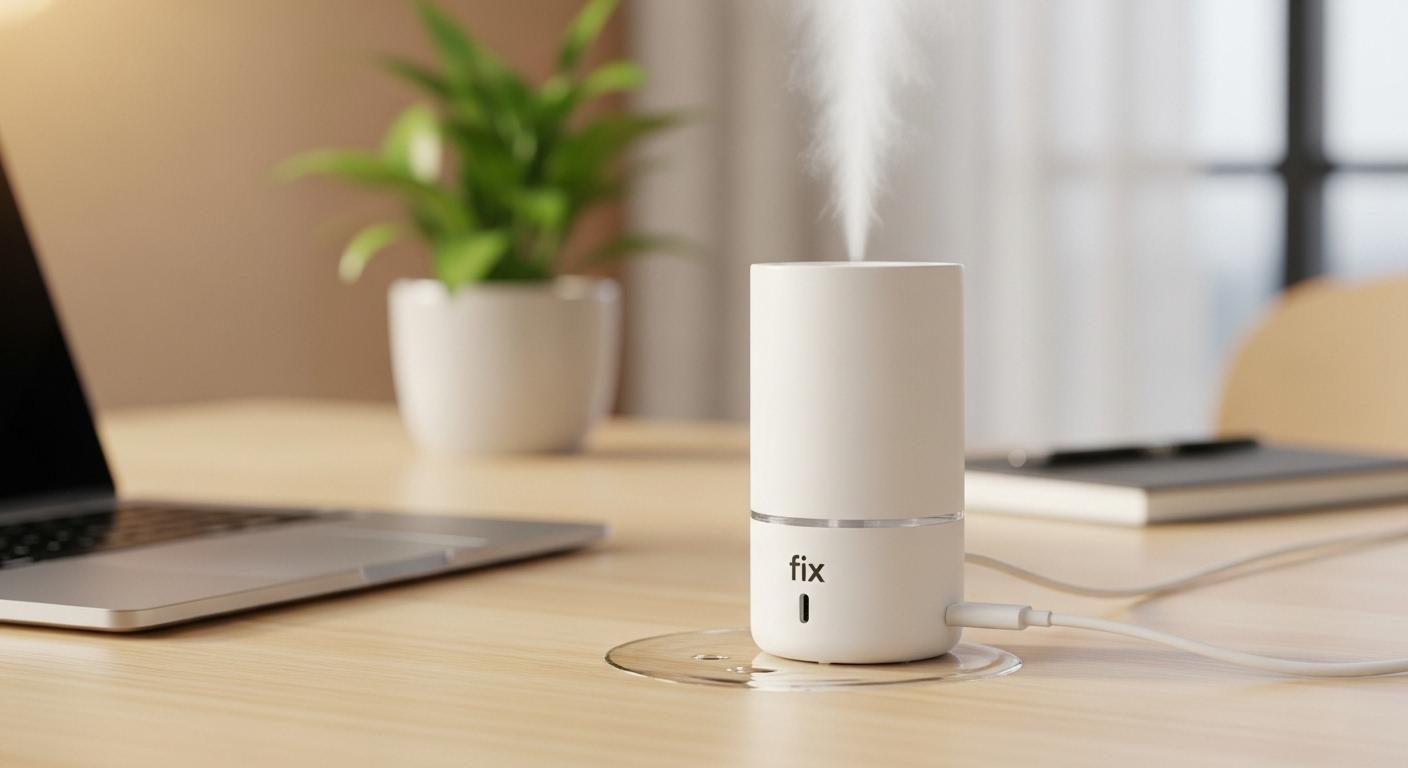 픽스 듀얼 휴대용 미니 가습기