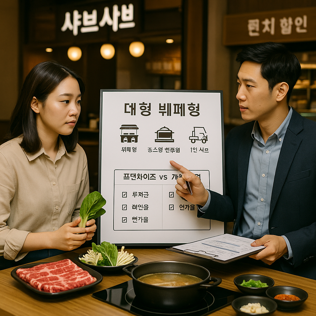 샤브샤브 창업 유형별 선택 전략