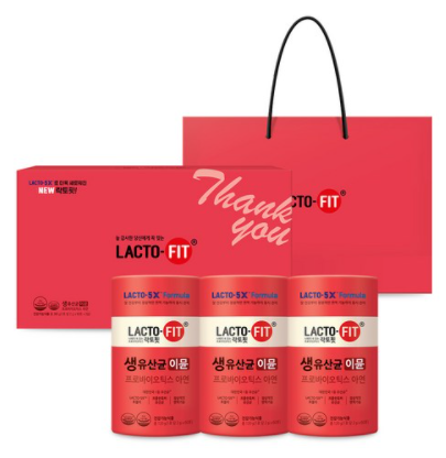 락토핏 생유산균 이뮨 선물세트 60p