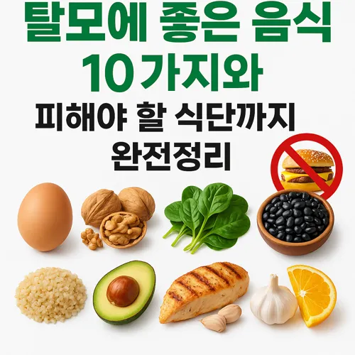 탈모에 좋은 음식