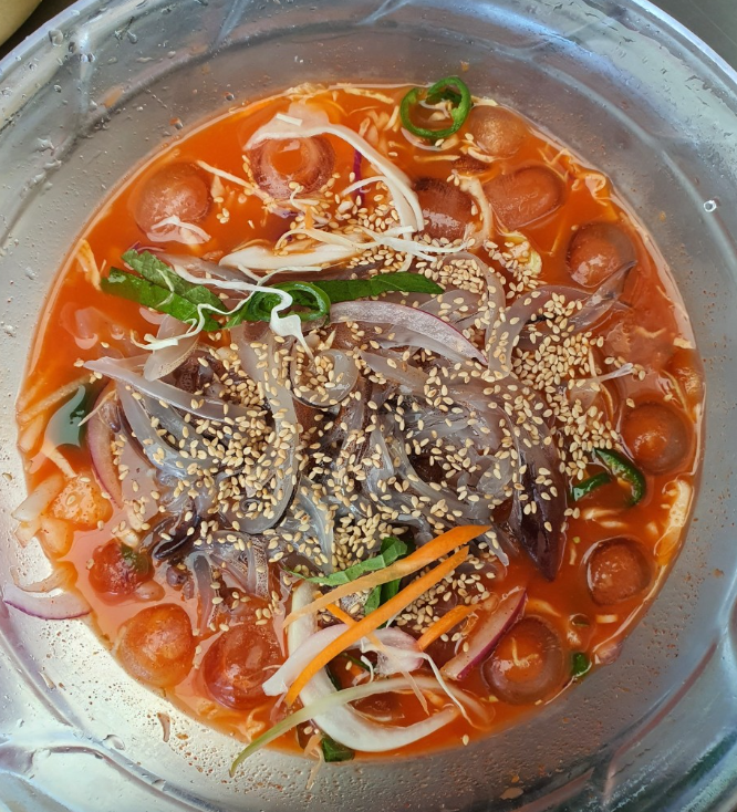 오징어물회