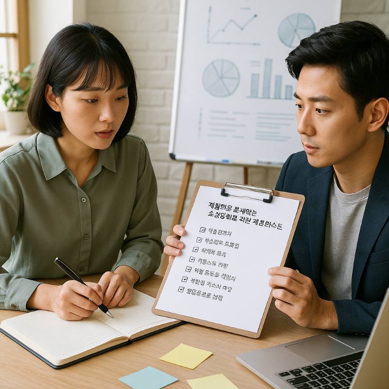 재창업을 준비하는 소상공인을 위한 체크리스트