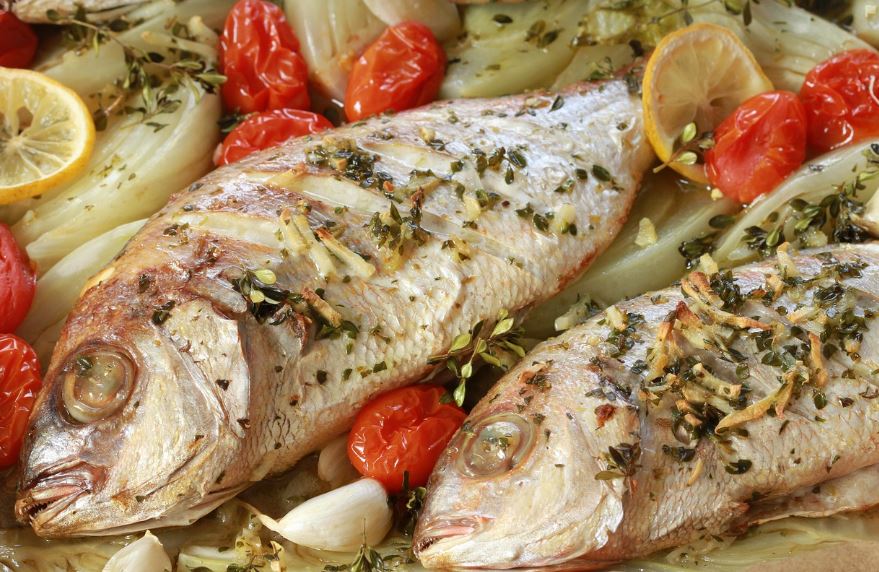 도미로 만든 음식