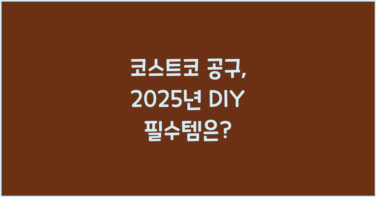 코스트코 공구