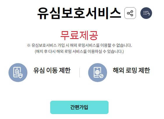 KT 유심보호서비스