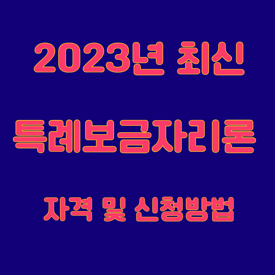 특례보금자리론