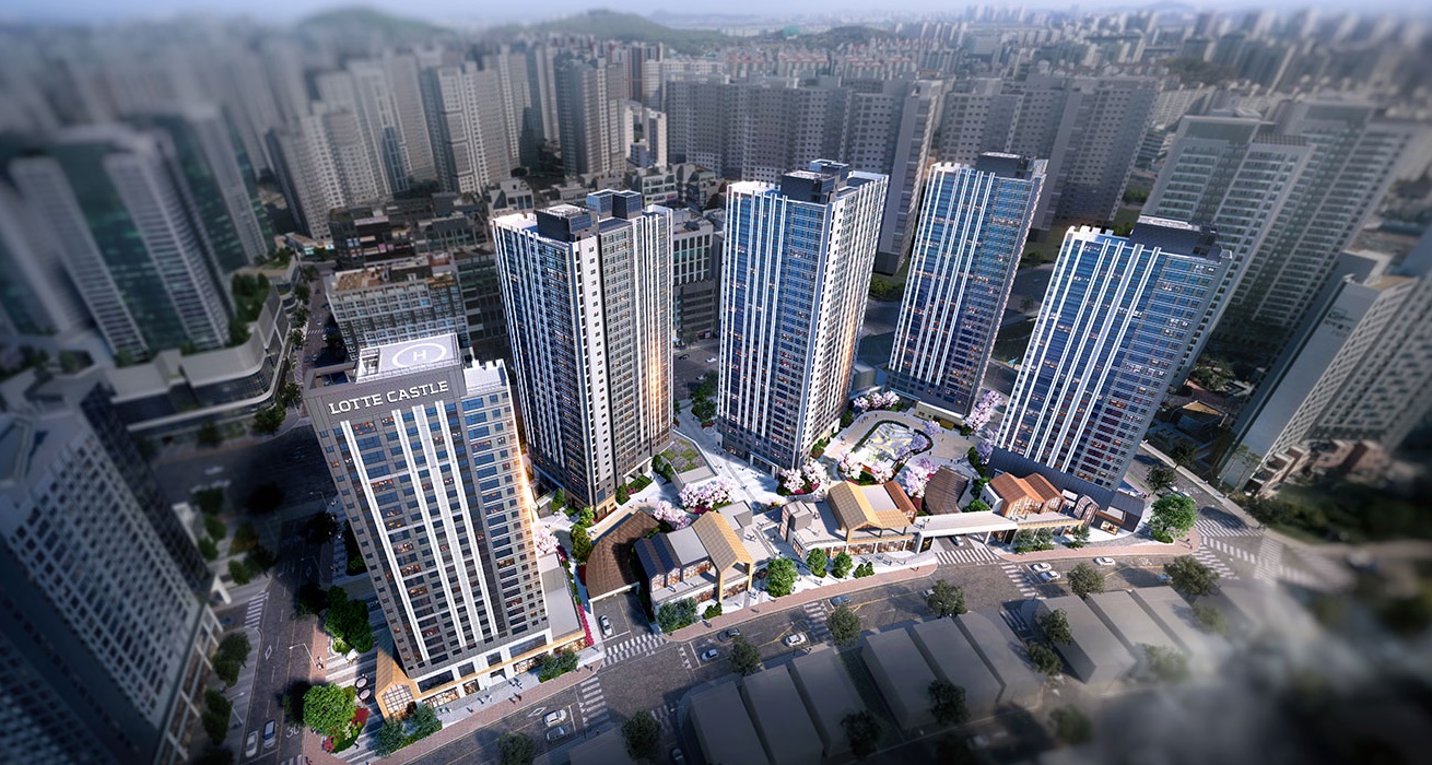 검단신도시 롯데캐슬 넥스티엘 전경