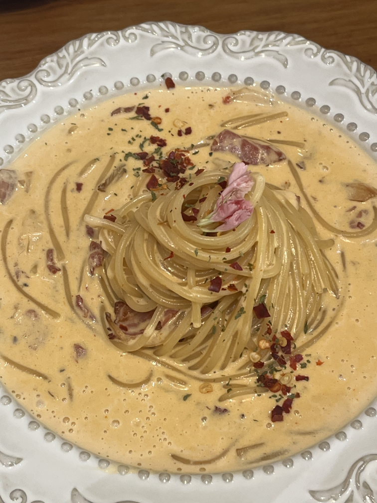 피자사계 매콤크림 파스타