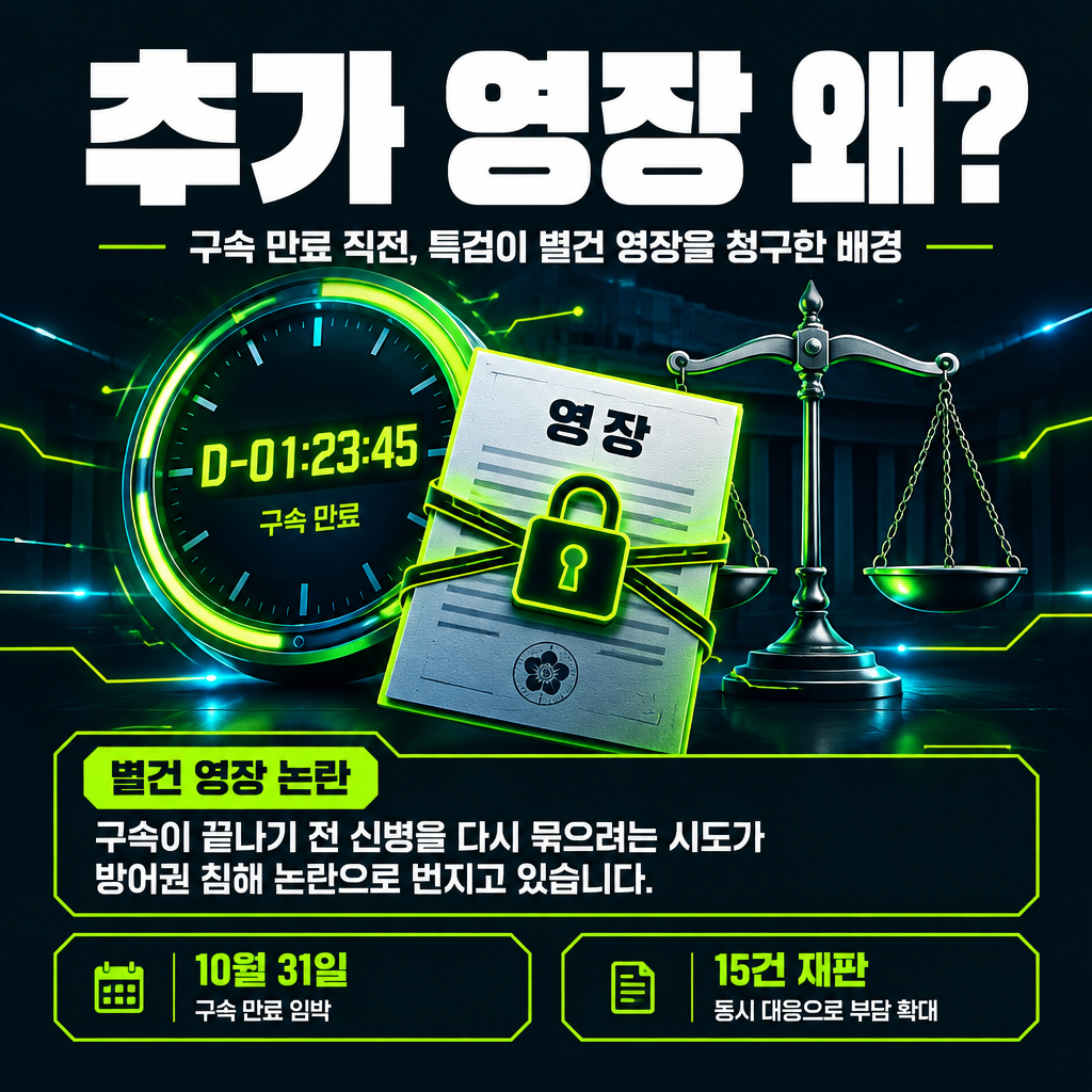 추가 영장 왜?