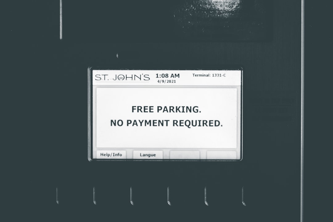 Parking account.