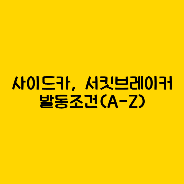 사이드카 서킷브레이커