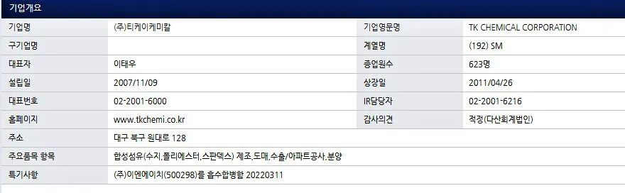 티케이케미칼