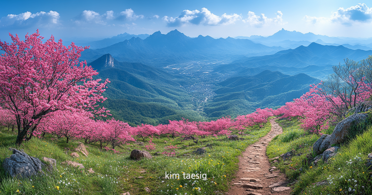 계룡산의 사계절