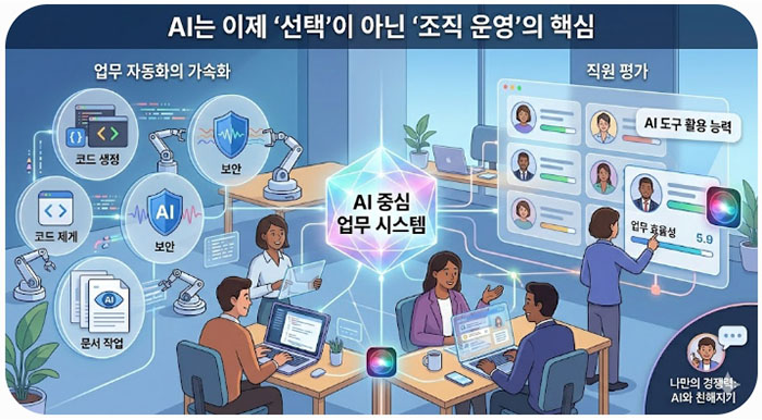 기업들의 변화: AI는 이제 '선택'이 아닌 '조직 운영'의 핵심