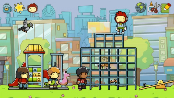 스크리블너츠 Scribblenauts 게임화면 @엘프리의놀이터