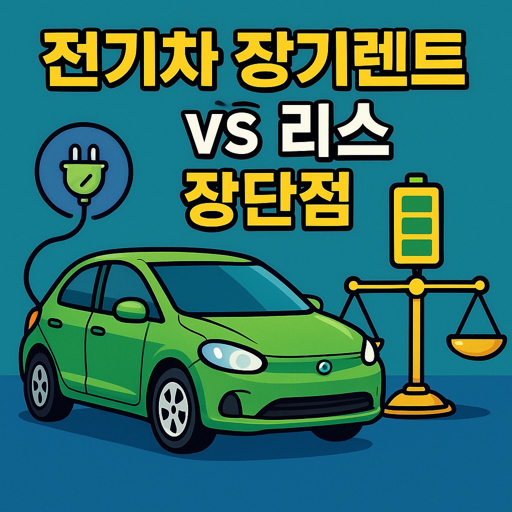전기차 장기렌트vs리스 장단점 총정리