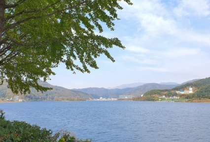 화천 산소길 호수