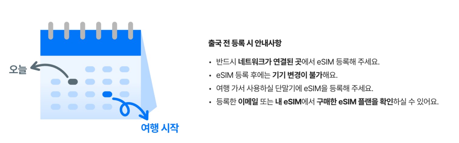 이심 eSIM 주의 사항4
