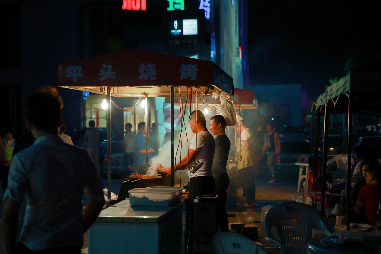 베트남 야시장 사진