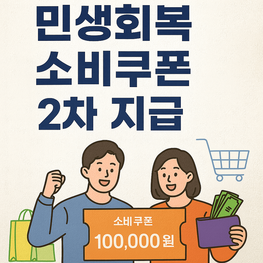 민생회복 소비쿠폰 2차 지급