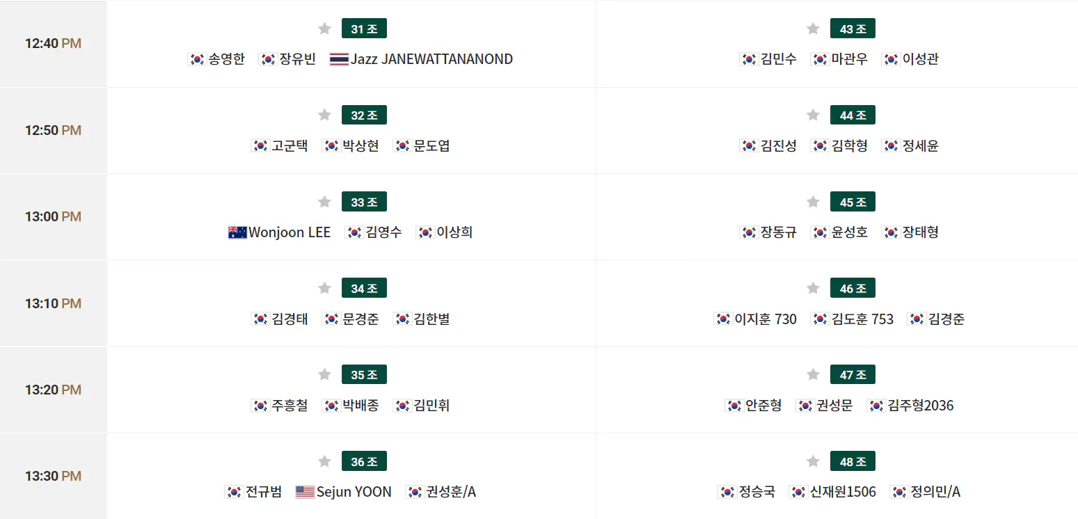 DB손해보험 프로미오픈