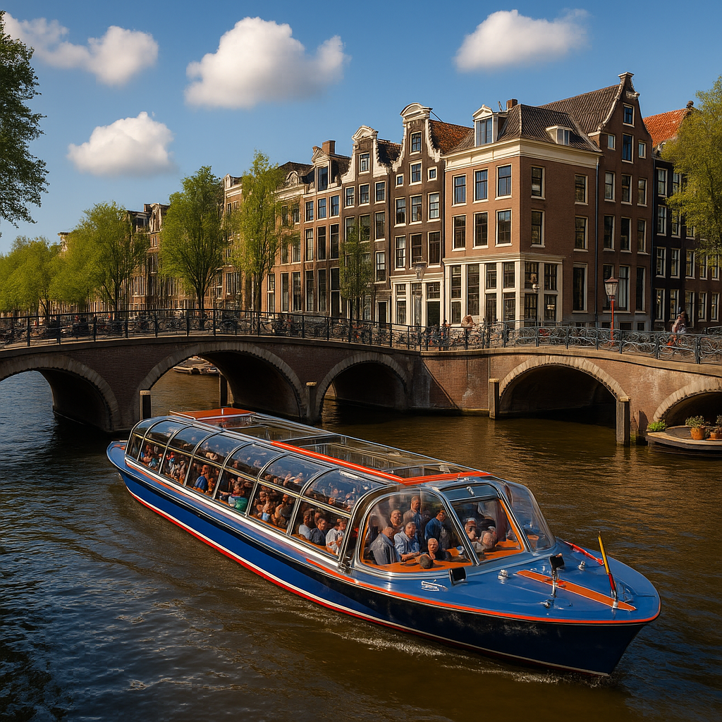 암스테르담 운하투어 사진