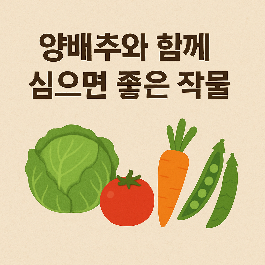 양배추와 함께 심으면 좋은 작물