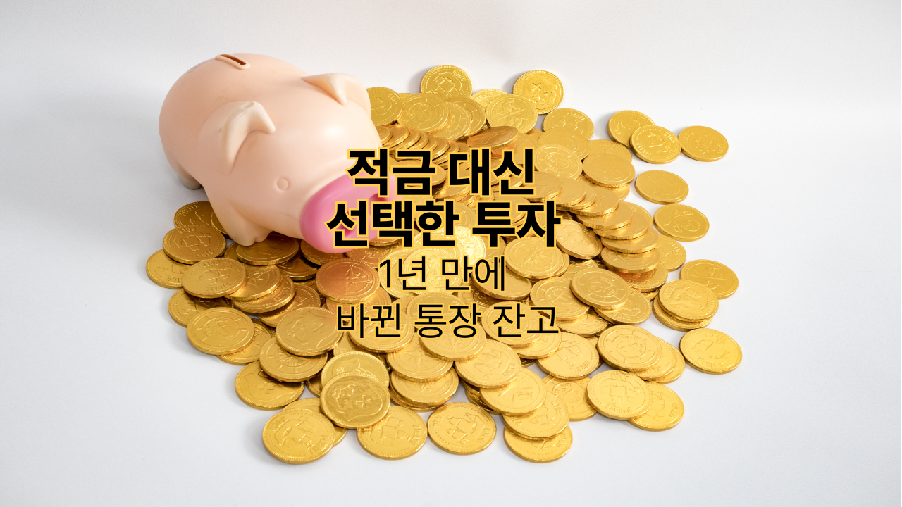 적금 대신 선택한 투자, 1년 만에 바뀐 통장 잔고