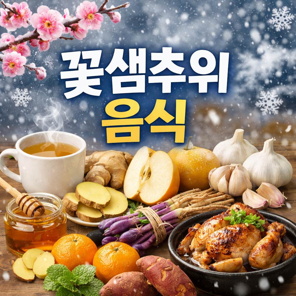 꽃샘추위 음식