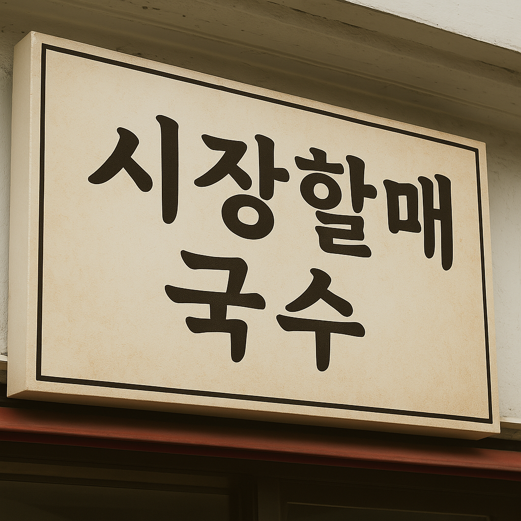 시장할매국수