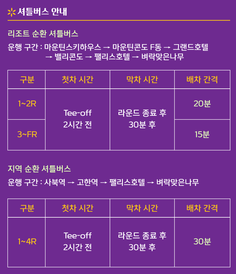 KLPGA 하이원리조트 여자오픈